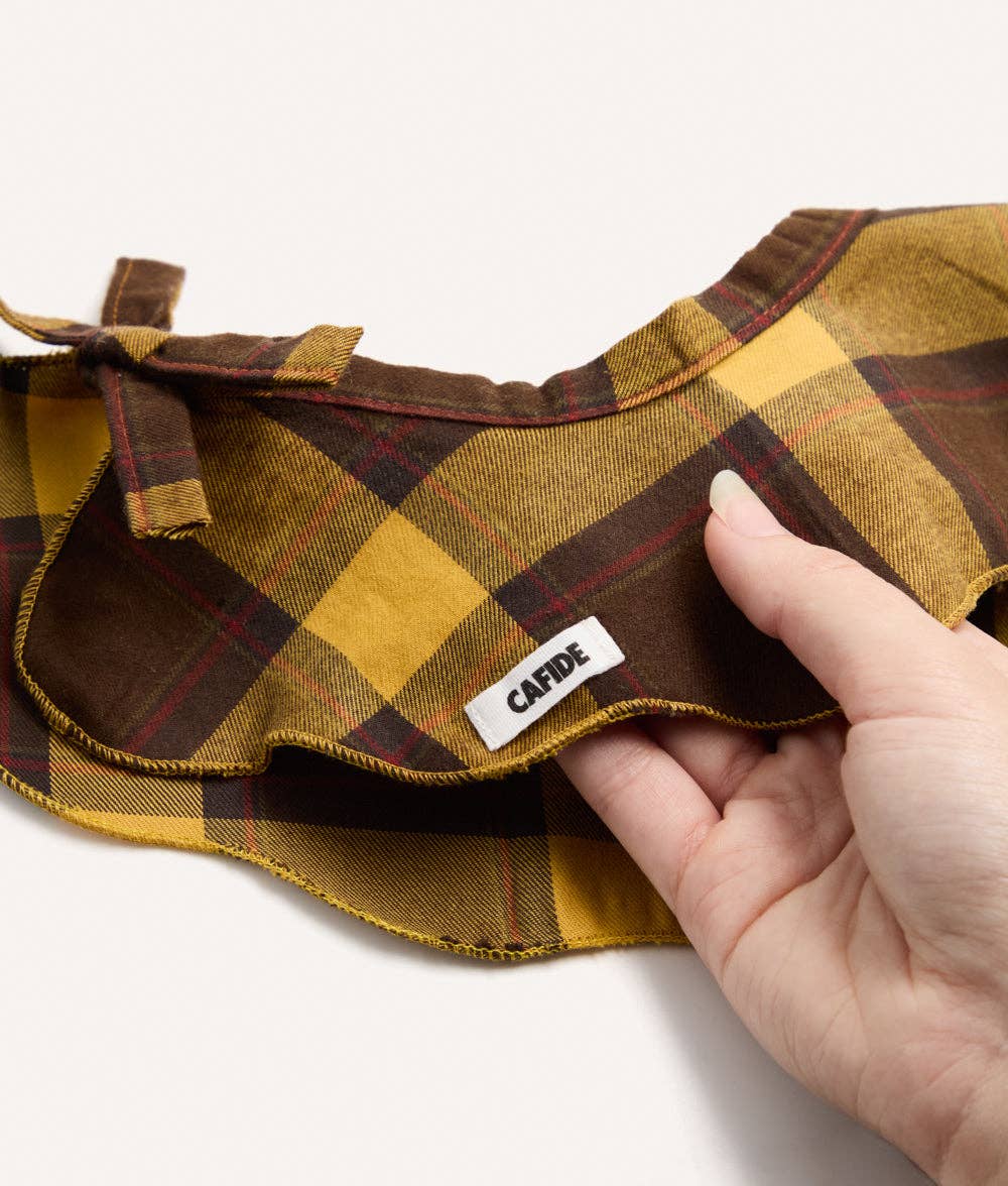 Bandana LOLA Tartan Mustard