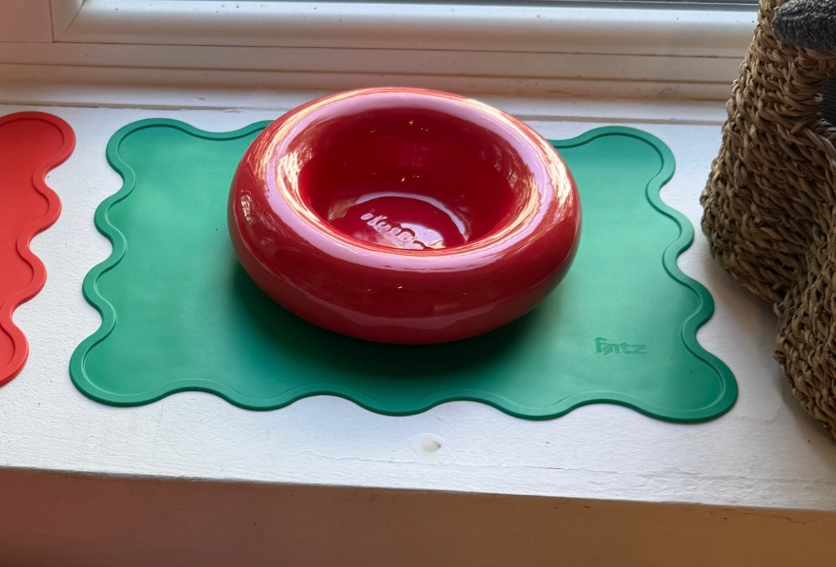 The Fritz Bowl Mat: Tomato / Small