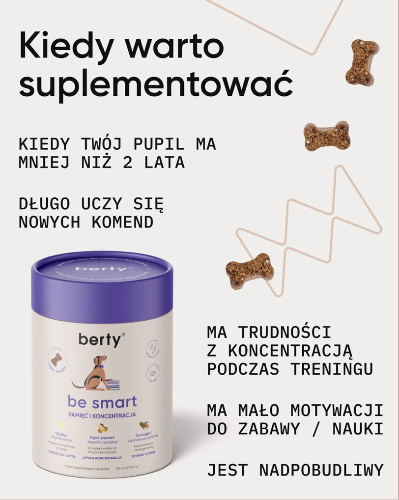 Be Smart kompleksowe wsparcie dla szczeniąt i młodych psów