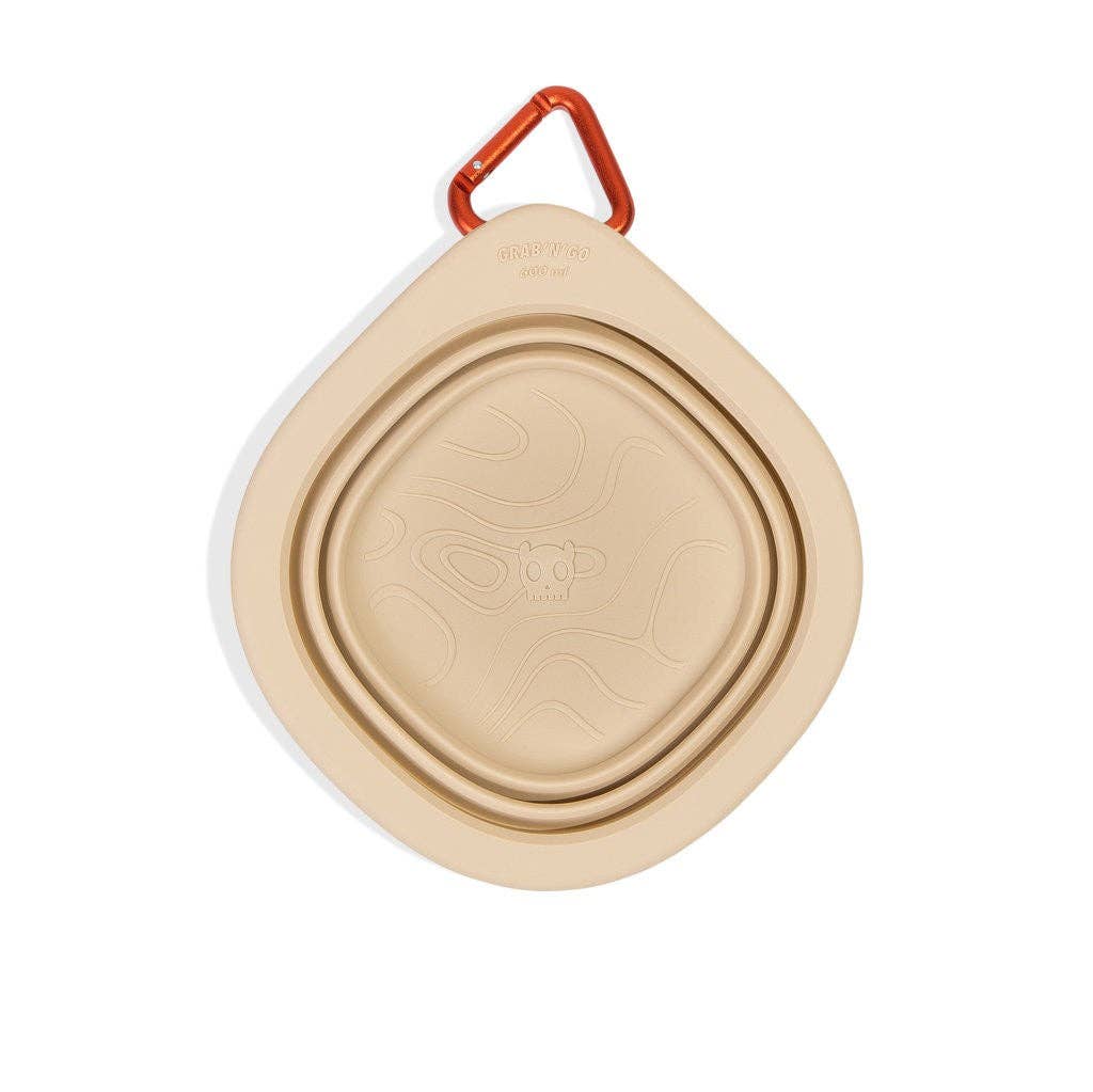 miska beige travel - Go Bowl Biscotti